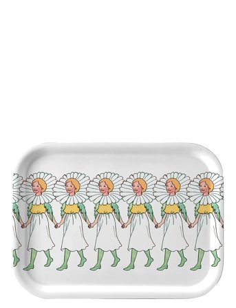 Design House Stockholm Marguerite Tray - White - 20X27CM