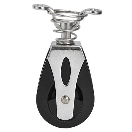 Skiveblok Hoved Nylon Drejelig Sejlbåd Glat Leje Trinse 316 Rustfrit Stål Marine Grade