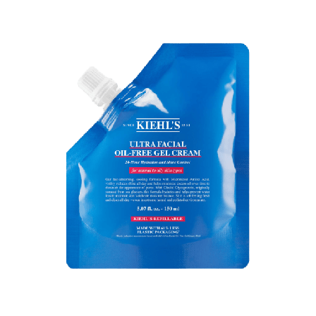 Kiehls Ultra Facial Oil-Free Gel Cream Refill Dagcreme Dam 150 ML