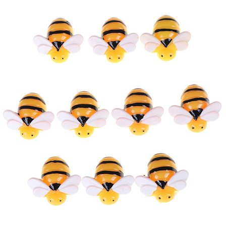 10 stk Flatback Resin Cabochon Bee DIY Flatback Scrapbooking Em