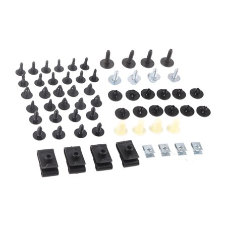 Toyota Avensis 50 kpl pohjaosan moottorin lukituspidikkeen puristimet roiskesuoja oven puskurin paneelin kiinnitysruuvit