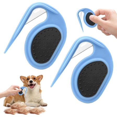 Pieces Pet Knotte-Kam, Katteknude-Kam, Hår Fjerningskam til Hunde og Katte, Kat Langt Hår Knude-Skærer, Hund Afknytningsværktøj