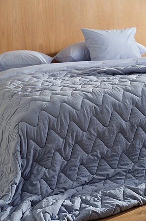 Jotex - Tagesdecke Hellblau - RORY - Kaufe Tagesdecken bei Jotex