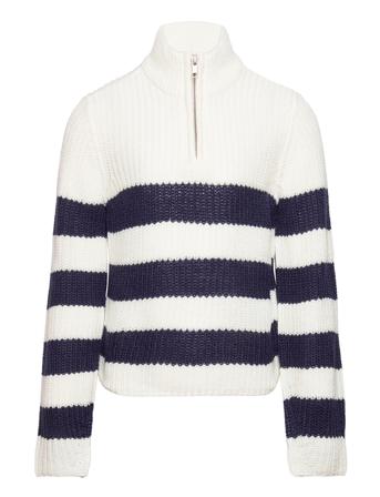 Kogbella Nicoya L/S Zip Pullover Bo Knt Pullover Striktrøje Multi/mønstret Kids Only