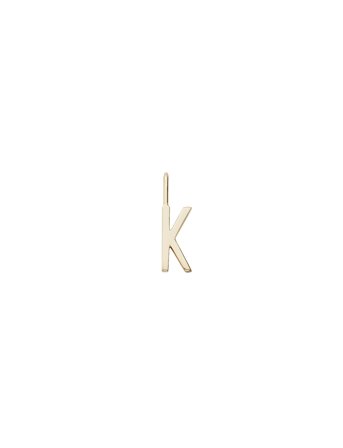 Design Letters Letter For Initial Necklace A-Z (18K Gold-Plated) - Gold - 10 MM