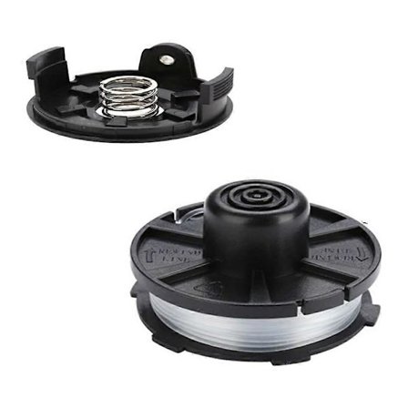 Til Makita Akkusense DUR181Z/DUR181RF/DUR181 Plæneklipper 1 Spole Trådspole+1 Spoledæksel+1 Fjeder