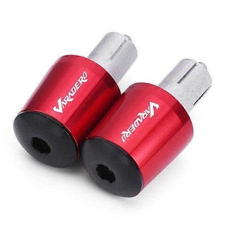 Motorsykkelstyre Håndtak Bar Cap End Plugs For Honda XL1000V Varadero XL1000 XL125 V XL 1000 125 V Varadero(Rød)