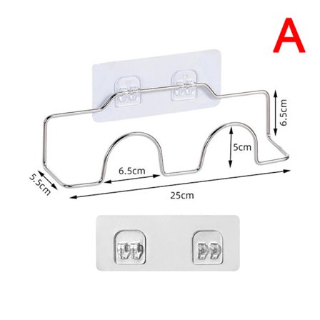 Väggmonterad tofflor förvaringsställ Hängande hylla Skor Organizer