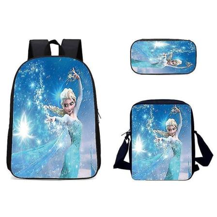 17-tums Frozen 2-seriens skolväska för barn Tredelad kostymryggsäck Style 5