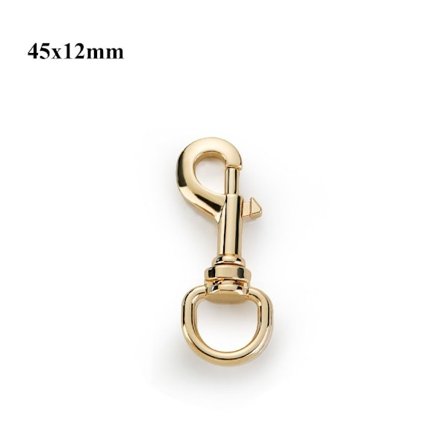 4 stk Metal Snap Hook Trækspænder 45X12MM1 1