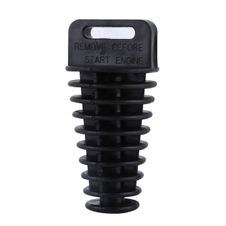 Motorcykel Dirt Bike ATV Quad 2 4 Takts Lyddæmper Rør Udstødning Lyddæmper Prop Vaskeprop Sort