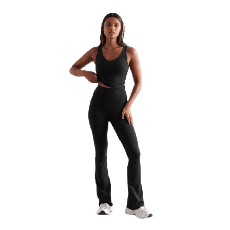 aim'n Black Sense Flare Petite Tights Underdelar Dam Svart S