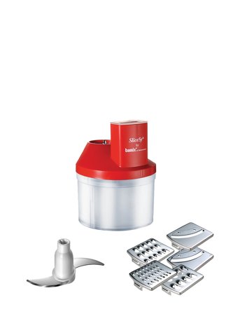 Bamix Slicesy - Red - 15X15X22CM