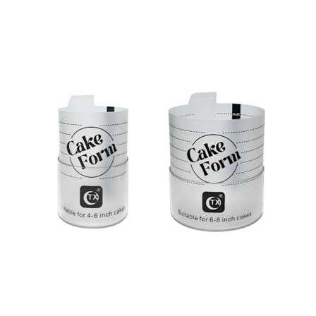 Justerbar Rund Kageform Justerbar Mousse Kage Ring Ac