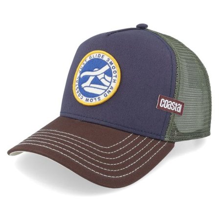 Coastal - Blå trucker Keps - Smooth Glide Navy Coastal Trucker @ Hatstore