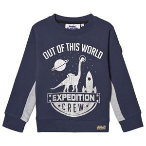 Kids - Fabric Flavours Navy Out Of This World Expedition Crew Sweatshirt 6-7 Years - Jumpers and knitwear - 6-7 years - Blue