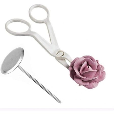 2 stk. Piping Saks Blomster Spiker Sikkerhet Dekor Rose Lifter Fondant
