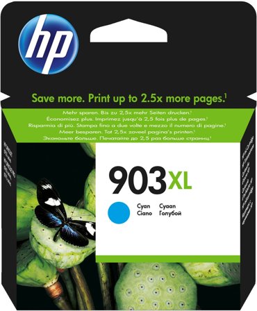 HP 903XL – cyan originalpatron med hög kapacitet, 889894728906