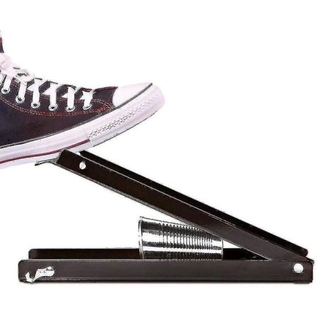 Heavy Duty Dåseknuser 16oz Metal Dåseknuser Heavy Duty Smasher Fodtype - Genbrugsværktøj til Aluminium Seltzer Sodavand Øldåser og Flasker