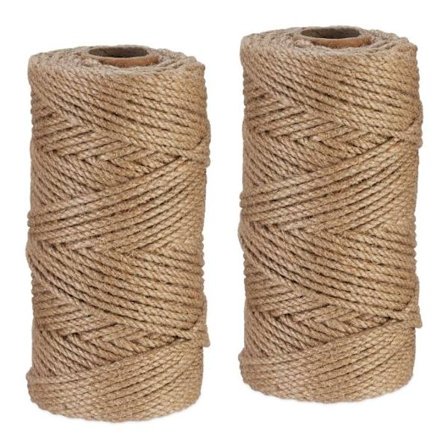 Jutekabel 4 mm x 100 m set om 2