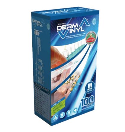 Dermavinyl Guanto Monouso Vinile Taglia Large 100 Pezzi