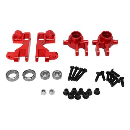 Aluminiumslegering RC Styrekop Blok Sæt Høj Styrke Erstatning for Traxxas Sledge 1 10 RC Biler Rød