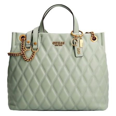 Guess Tote Taske Grøn, Dame Indkøbstasker, Størrelse: ONE Size