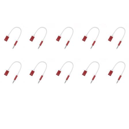 10 stk. Hovedtelefonkonverter 3,5 mm Han til Type C Hun Hovedtelefonkonverter, Analog Hovedtelefonkonverter
