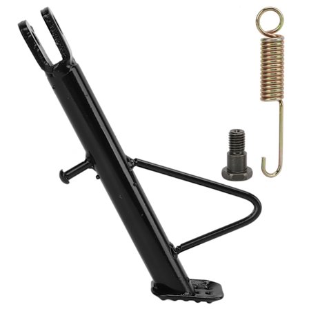 Motorsykkelstøtte Rustfritt Stål Svart Sklisikker Parkeringsfotstøtte for Scooter 20cm