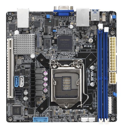 ASUS P12R-I - hovedkort - mini-ITX - LGA1200-sokkel - C252