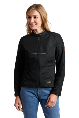 MC-Jakke Ixon Cornet Lady Dame Svart/Brun S