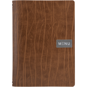 Menypärm Läder Securit Brun