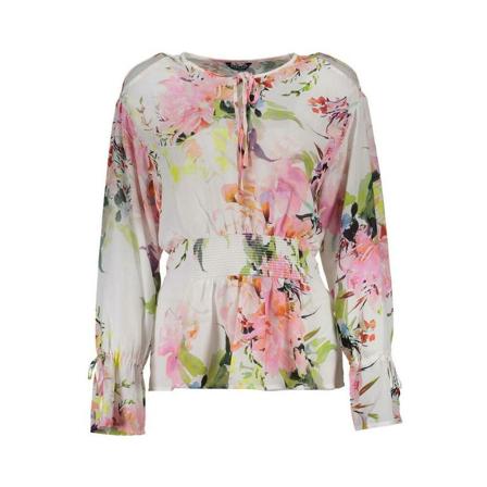 Guess Long Sleeve T-shirt Hvid, Dame Bluser