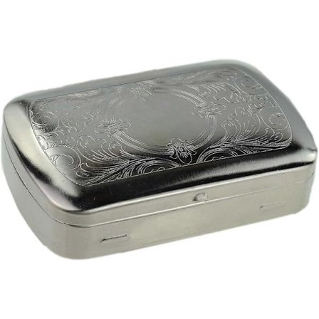 Presentartikel Röktillbehör Plåtask med Pappershållare med Paisleymönster