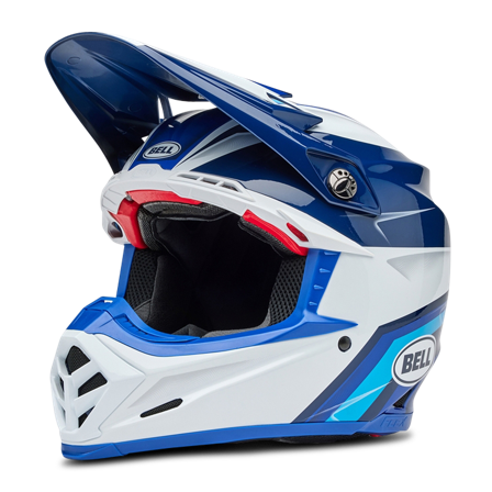 Casco de Cross Bell Moto-9S Flex Azul M