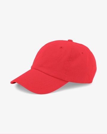 Organic Cotton Cap - Red Tangerine - Female - One Size