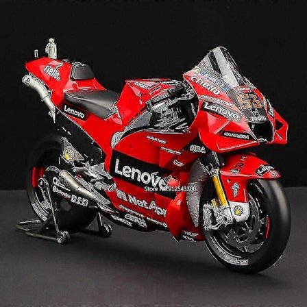 2025 1/6 Ducati Lenovo Team Legetøjsmotorcykel Model Racing Legering Støbt Stor Simulationsmodel Motorcykel Drenge Gave Legetøjsmotorcykel