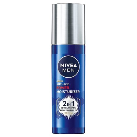 NIVEA Luminous Men Anti-age 2in1 Power Moisturizer 50 ml, Skincare, Ansigtspleje, Dagcreme