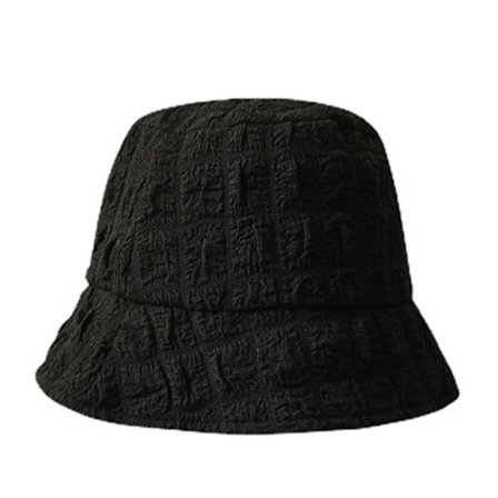 Bucket Hat Beach Cap SVART