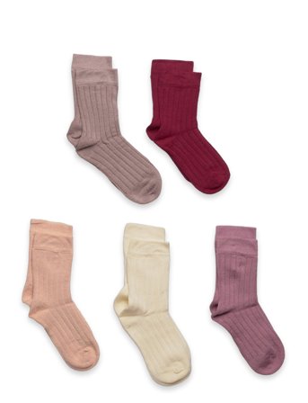 Minymo | Ankle Sock - Rib (5-Pack) | 15 8