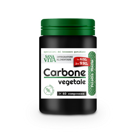 Sanavita Carbone Vegetale 60 Compresse