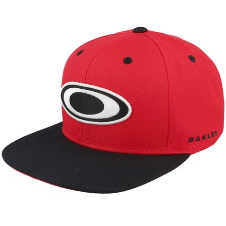 Oakley - Alumni Cap Red Line/Black Snapback Snapback Red Cap - @ Hatstore