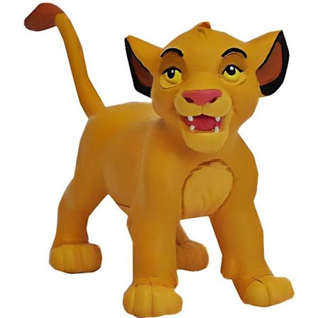 Baby Simba Figur - Lejonkungen Disney - 7 cm - MOBBARE