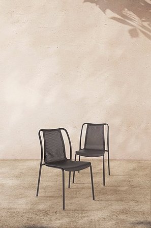 Jotex - Tuinstoel 2-pack Zwart Zwart - BIARRITZ - Koop Tuinstoelen & tuinkrukken bij Jotex