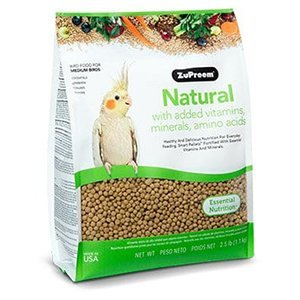 ZuPreem Natural Medium Birds, Fågelmat för papegojor