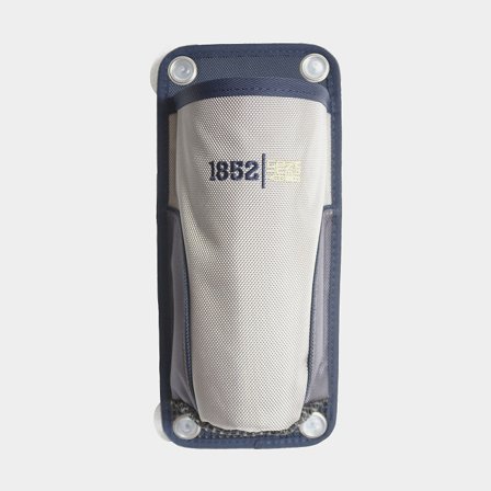 Supports de manivelle de winch 1852-Marine, polyester protégé UV, 28 x 15 cm, blanc/bleu