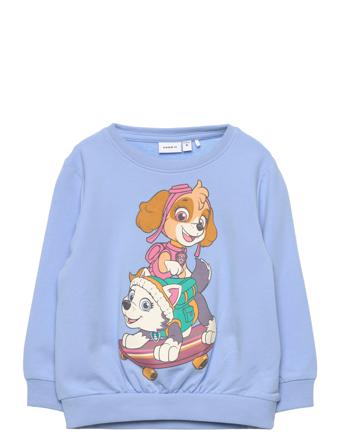 Nmfjabina Pawpatrol Sweat Unb Vde Sweatshirt Trøje Blå Name It