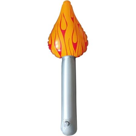 2 stk. Flamme Prop, Falsk Flamme Leke, Morsom Fakkel Oppblåsbare Leke Flamme for Fester Spill, 16 Tommer