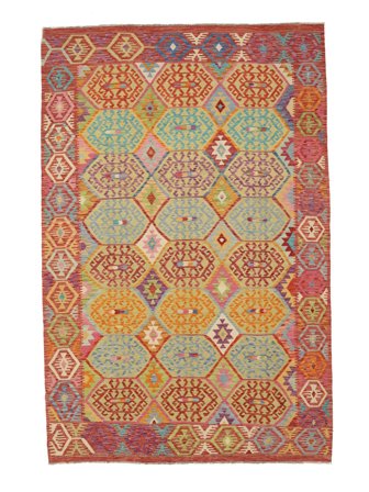 Kilim Afghan Old Style Tapis 205X301 Laine