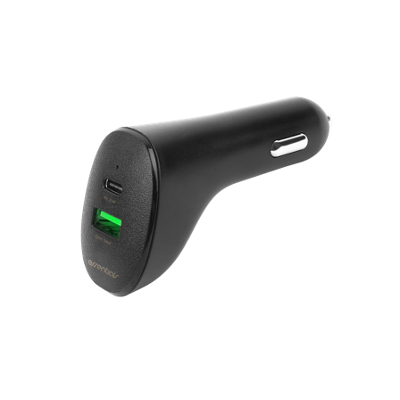 Essentials bilstrømadapter - USB, USB-C